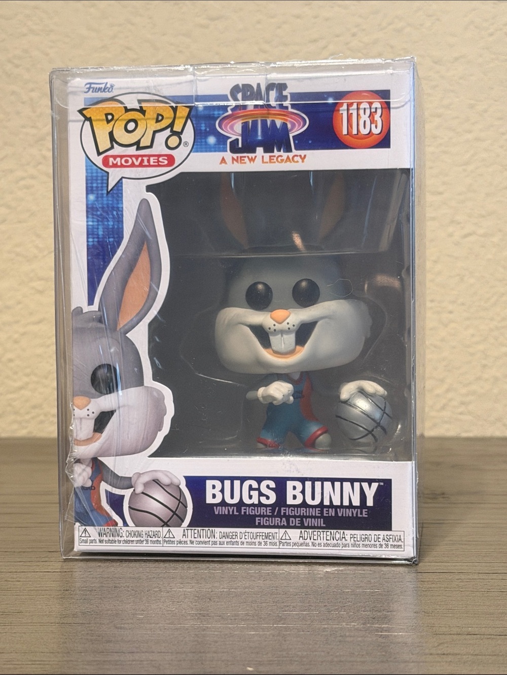 Funko Pop! Movies Bugs Bunny Vinyl Figure - Gray, White, Blue, Red